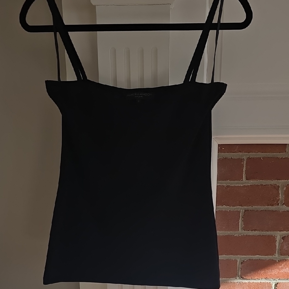 Black Women's Square Neck Camisole
